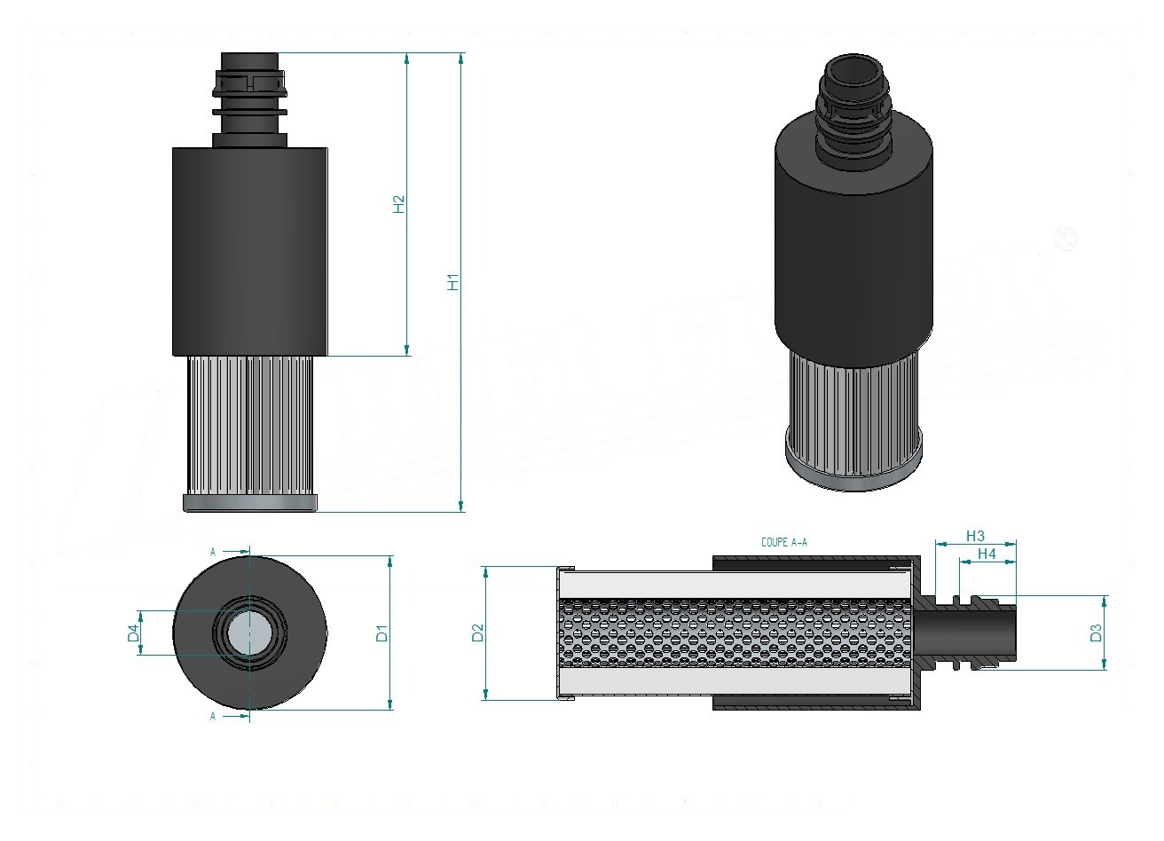 Schema tecnico SH77164