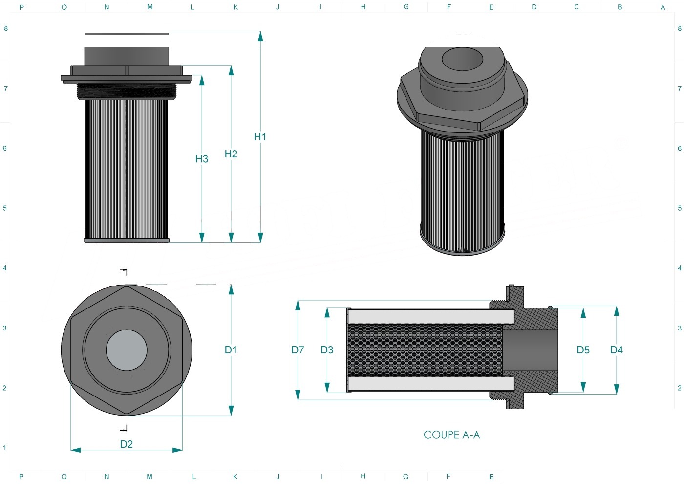 Disegno tecnico SH779001