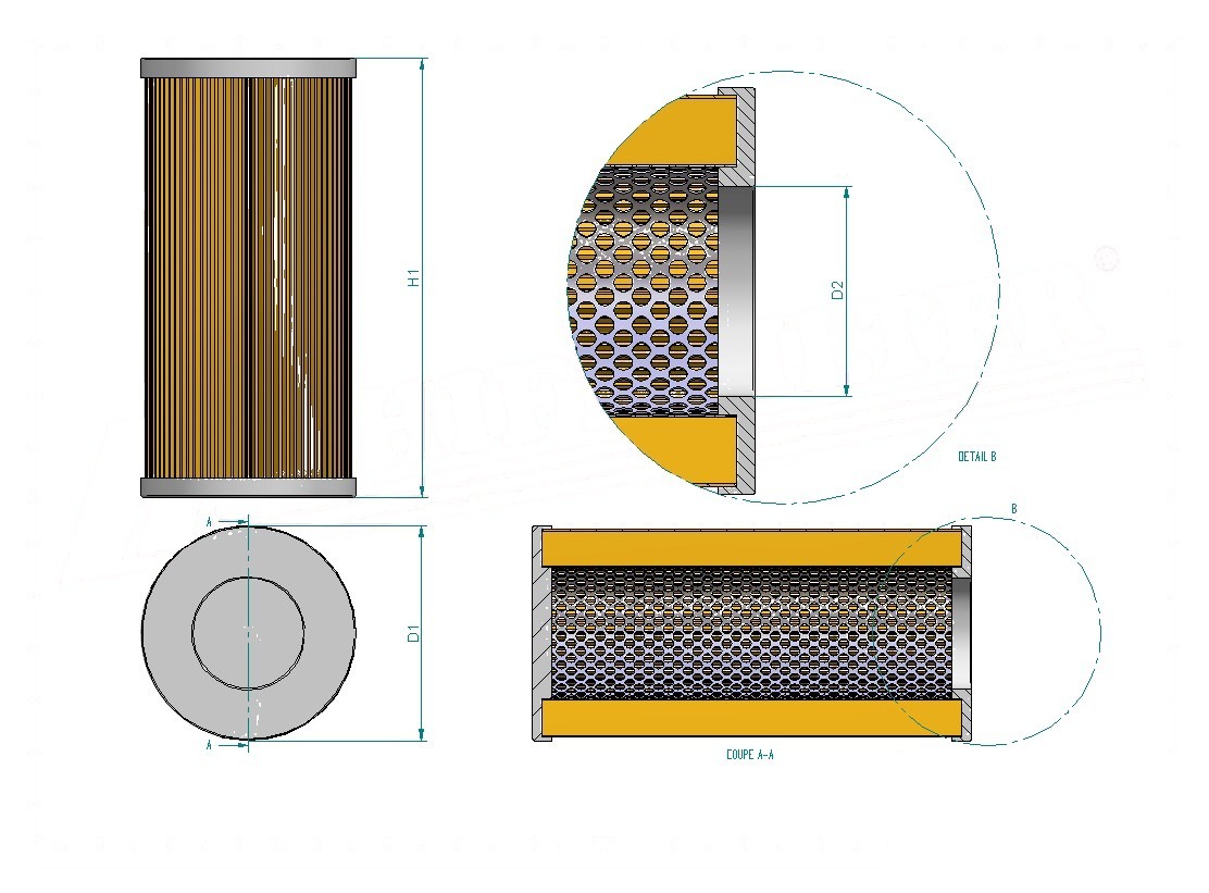 Schema tecnico SH84100