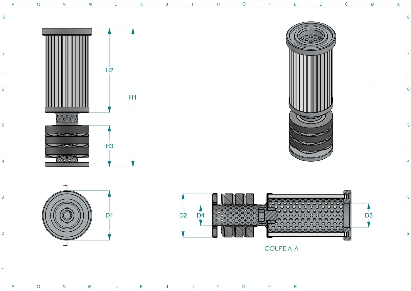 Disegno tecnico SH85003