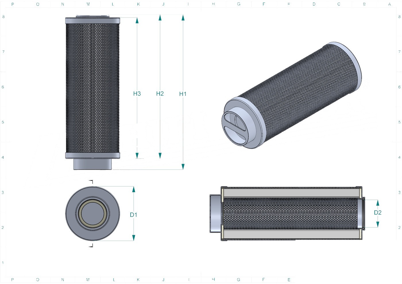 Disegno tecnico SH85013