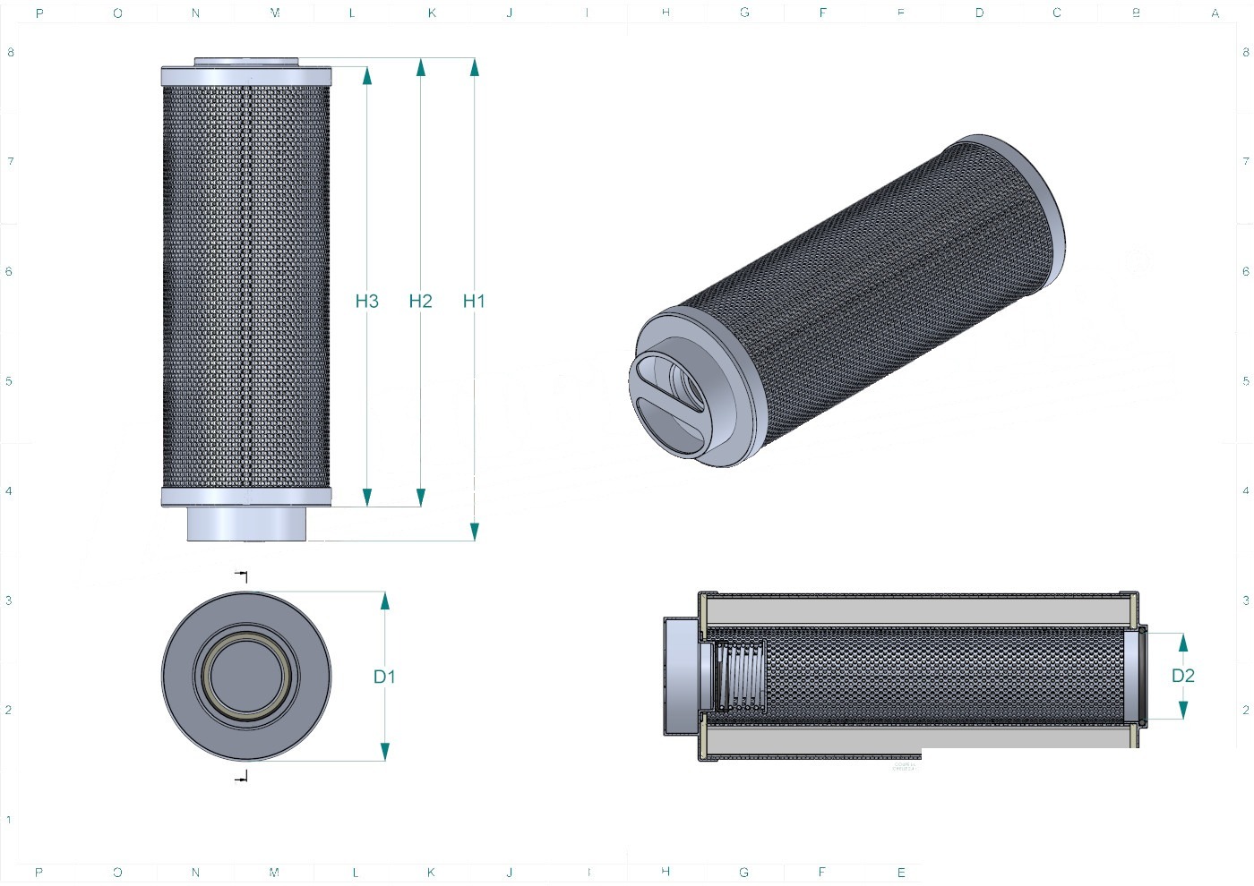 Disegno tecnico SH85014