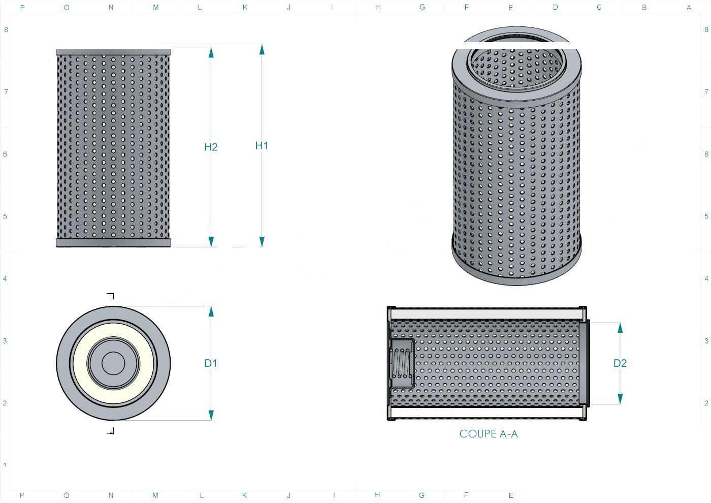 Disegno tecnico SH85033