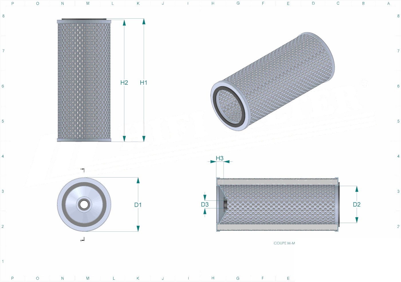 Disegno tecnico SH85037