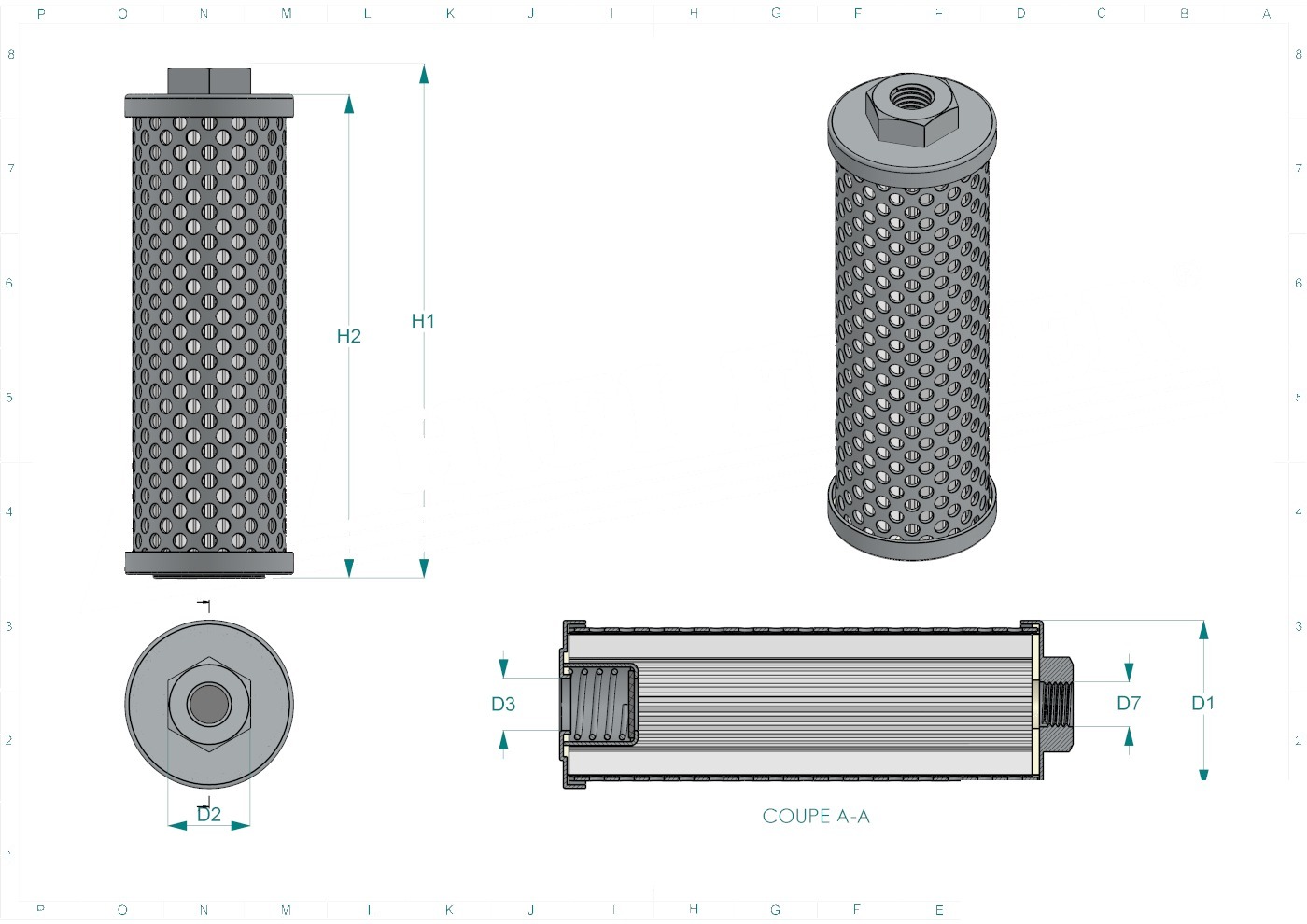 Disegno tecnico SH85039