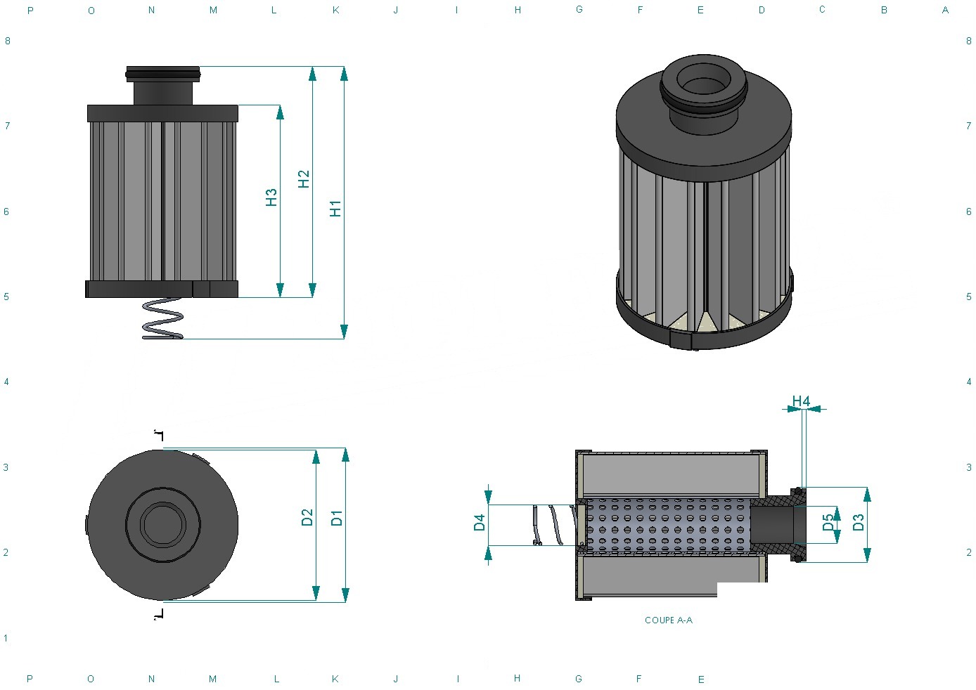Disegno tecnico SH87854V