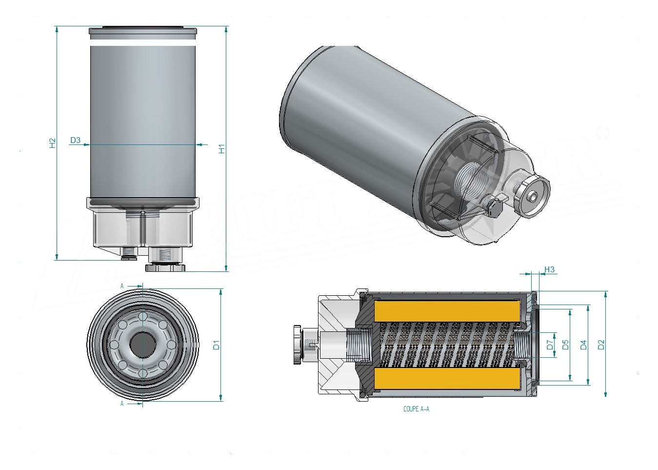 Disegno tecnico SN1242B