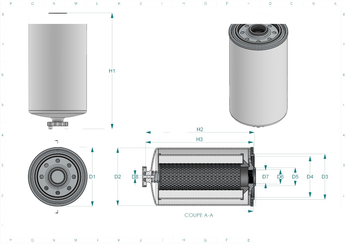 Schema tecnico SN21003
