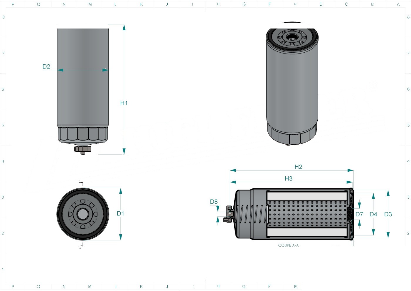Disegno tecnico SN35010