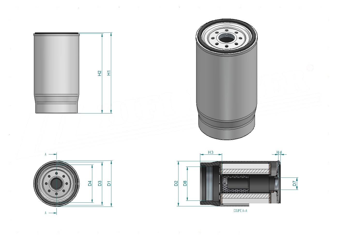 Disegno tecnico SN35018