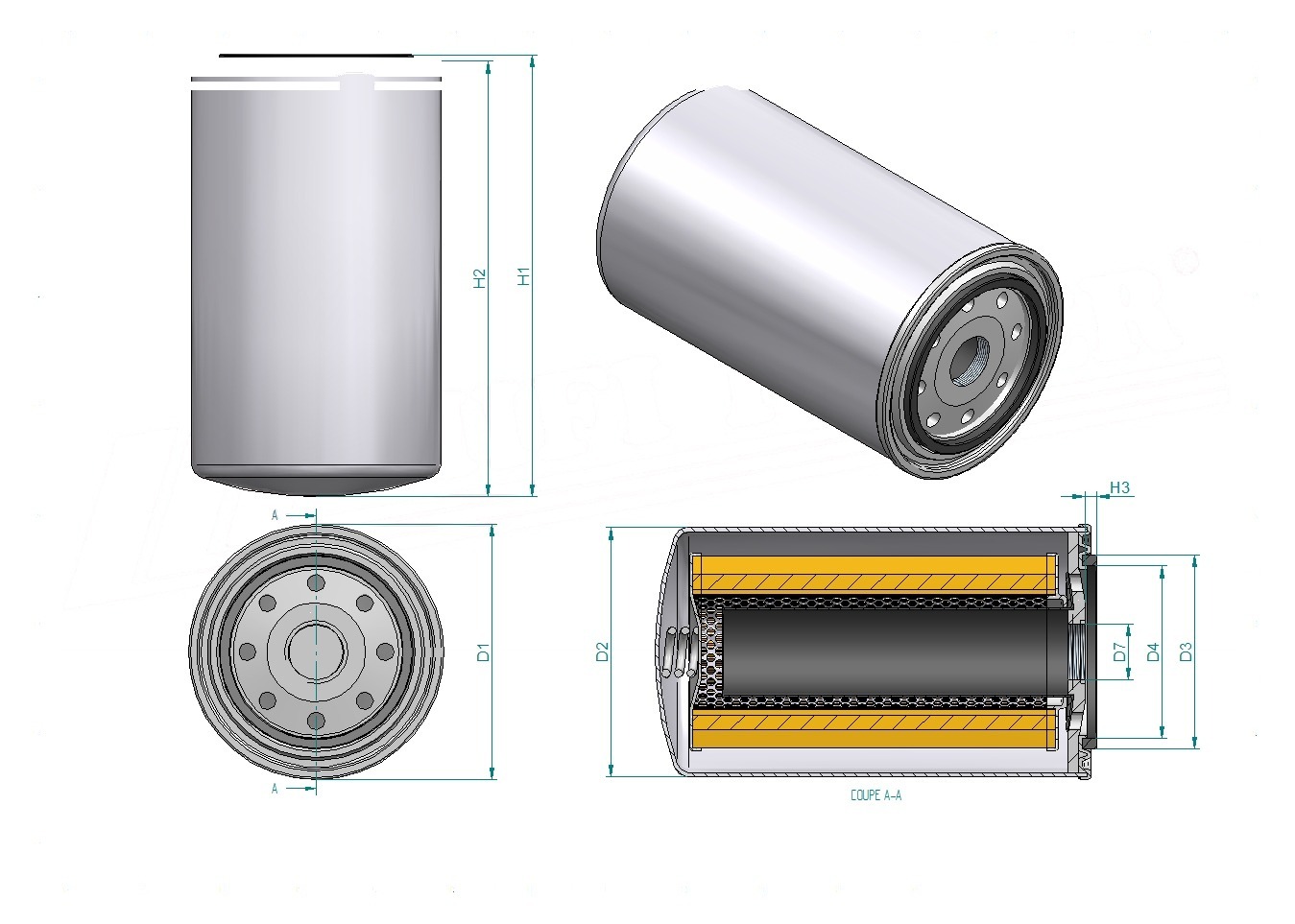 Disegno tecnico SN4036