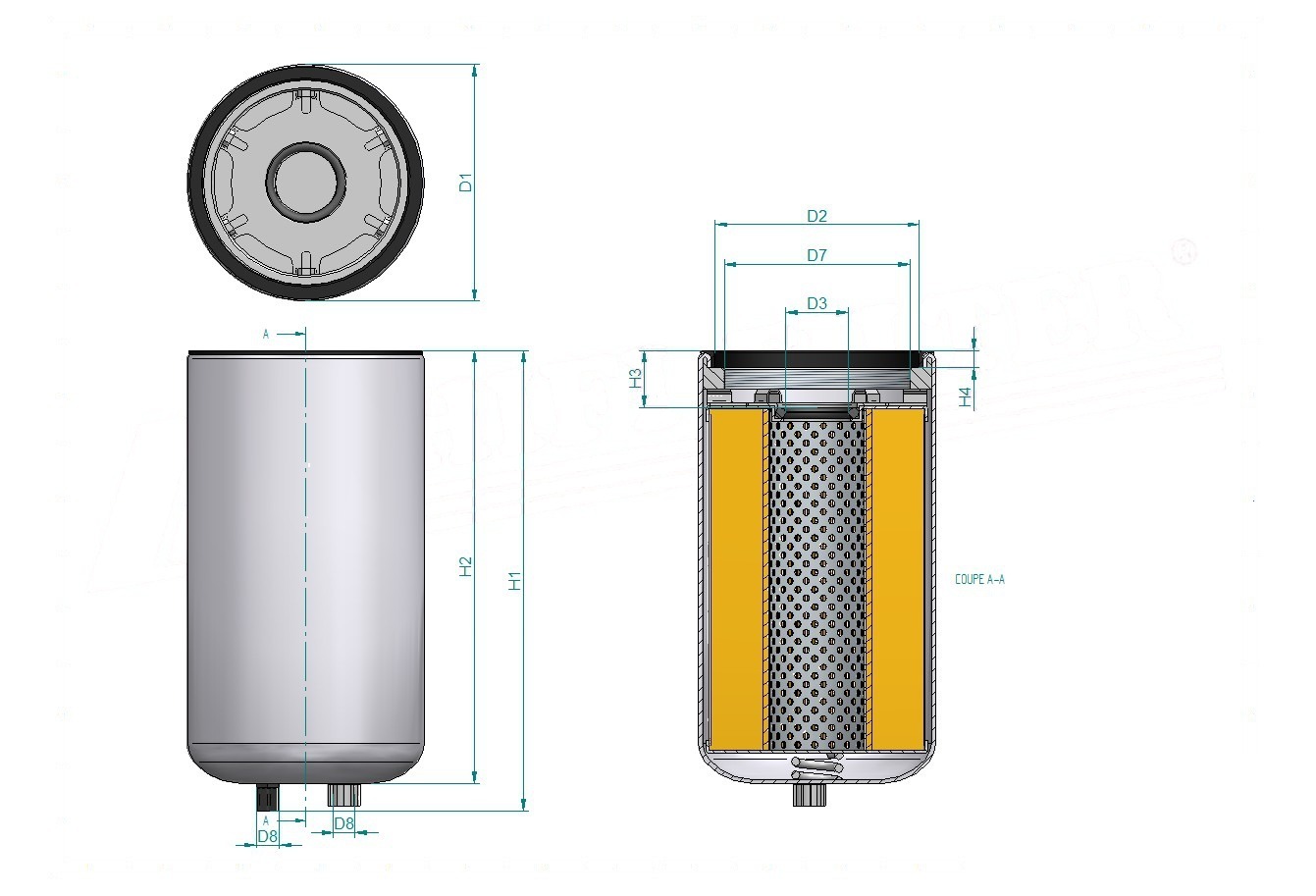 Schema tecnico SN40550