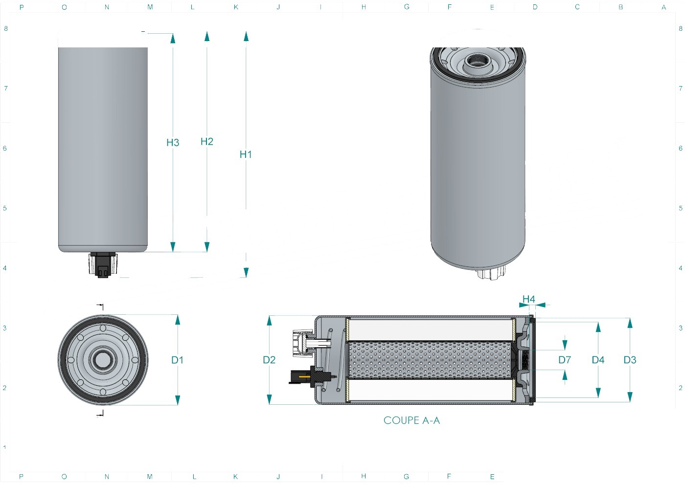 Schema tecnico SN40578