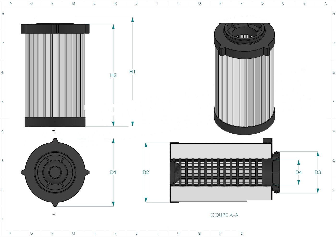Schema tecnico SN40850