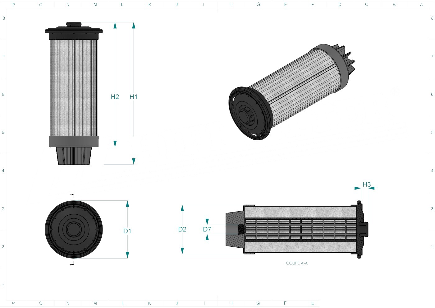 Disegno tecnico SN40858