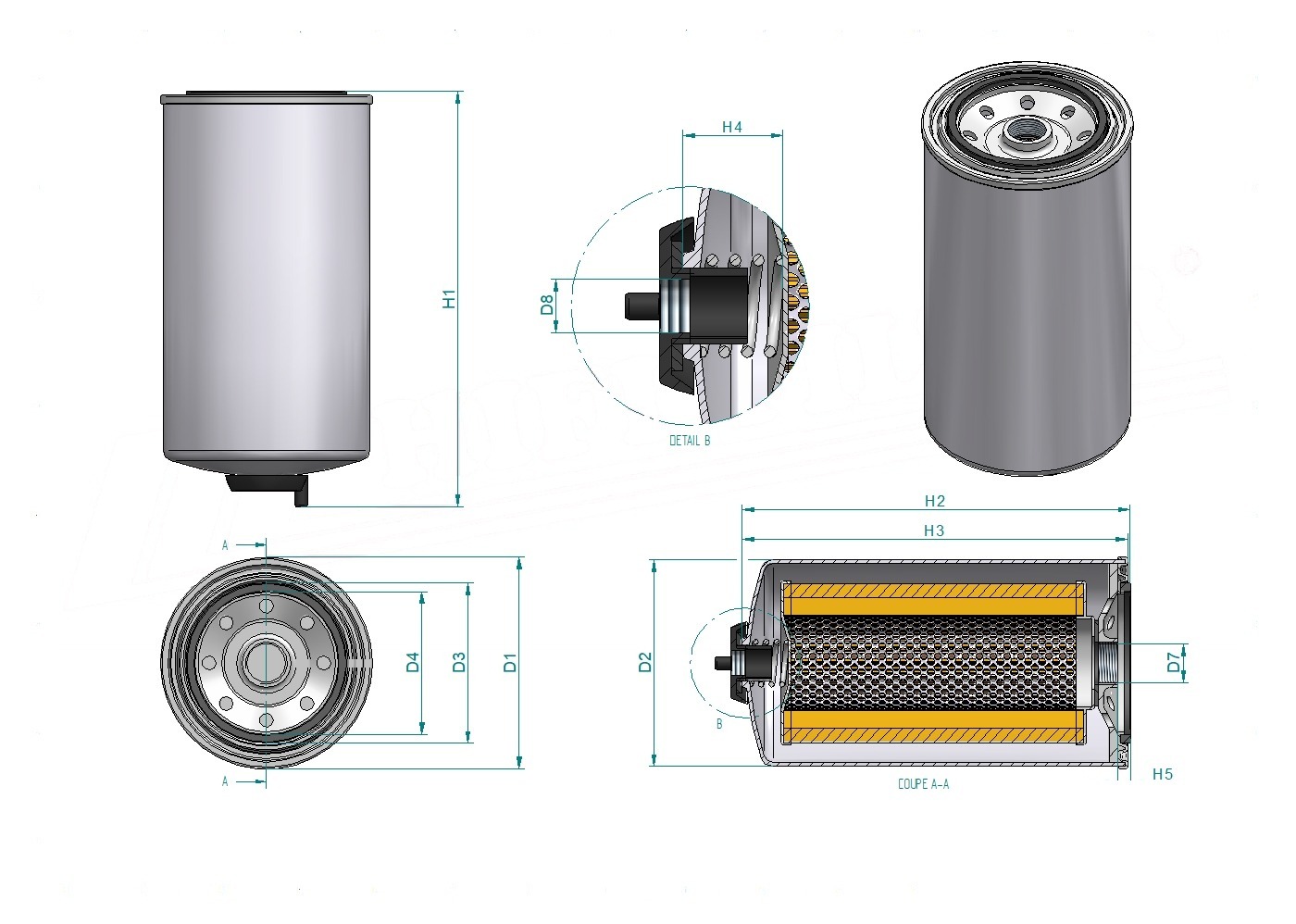Disegno tecnico SN40874