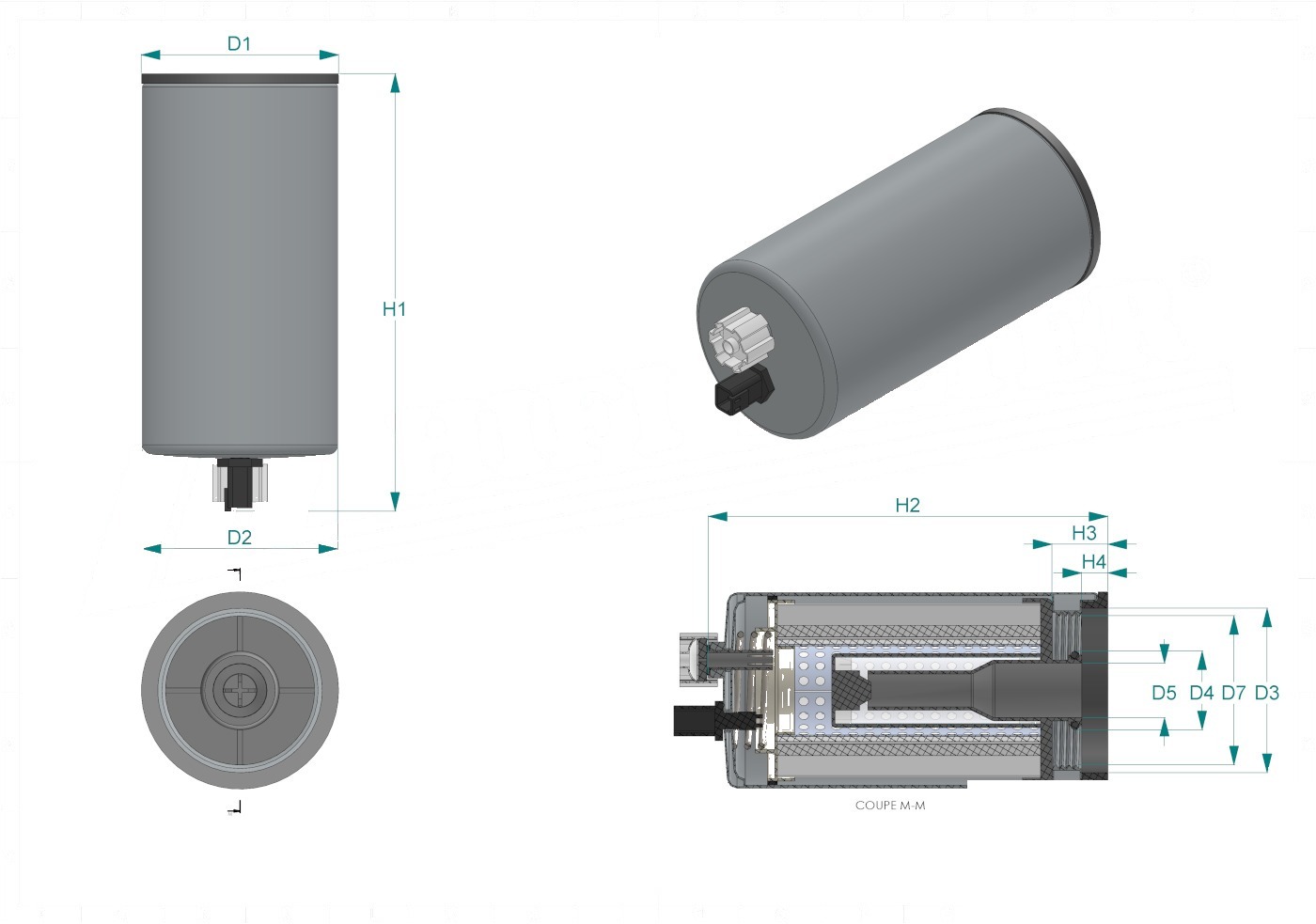 Disegno tecnico SN40914