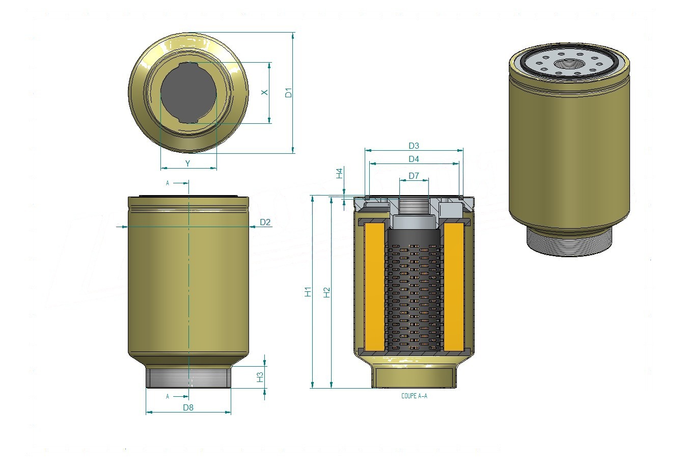 Schema tecnico SN55434