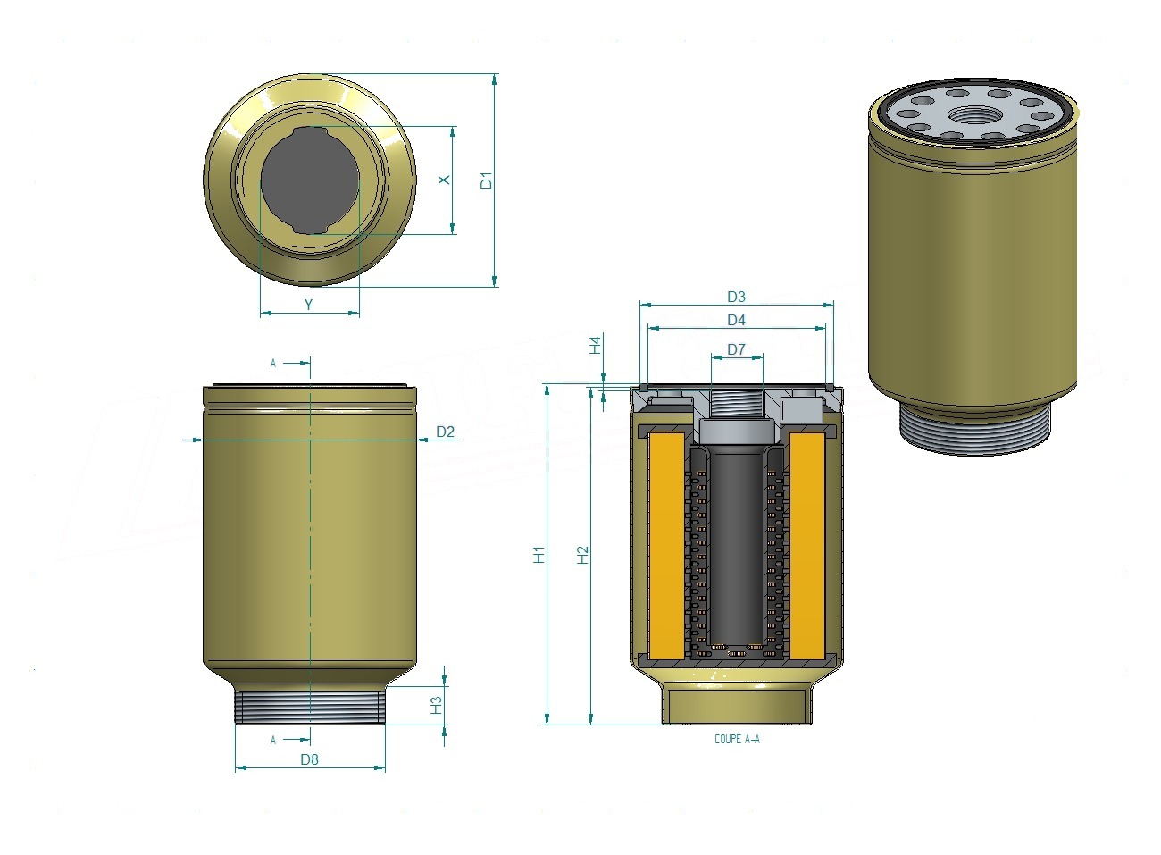 Disegno tecnico SN55445