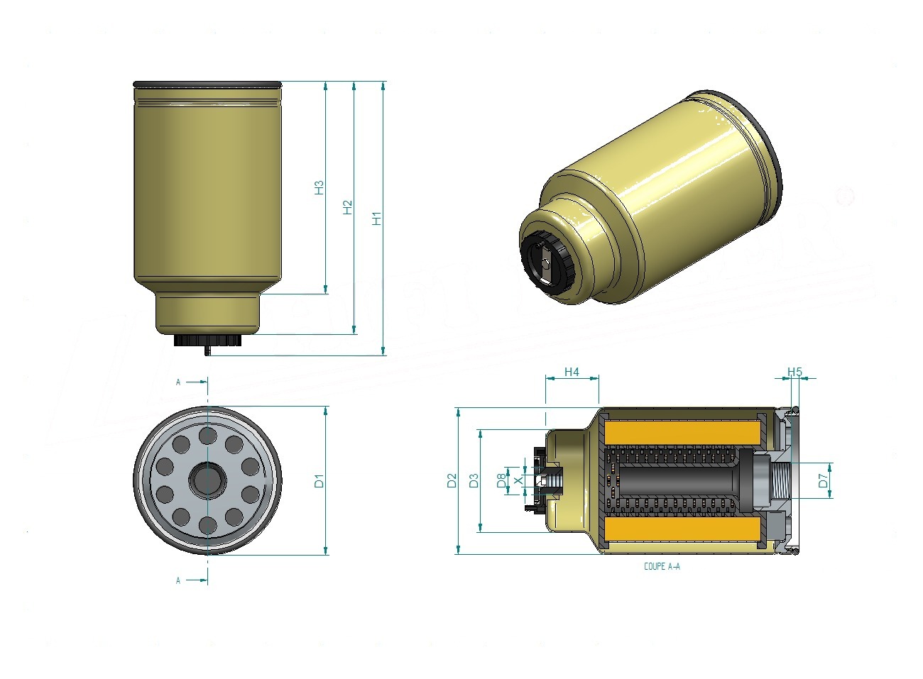 Disegno tecnico SN55452