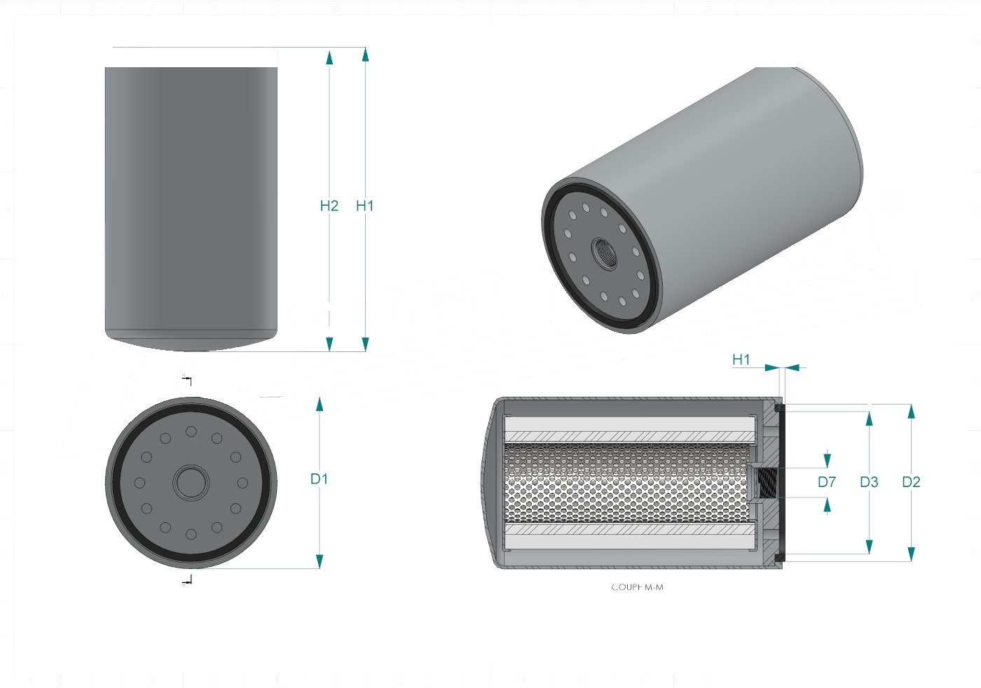 Disegno tecnico SN55458