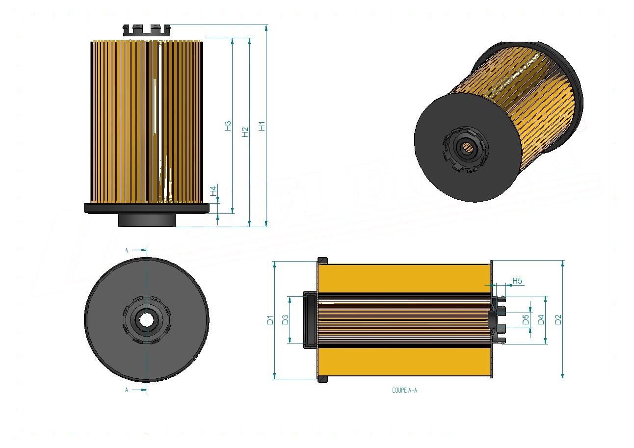 Schema tecnico SN70141