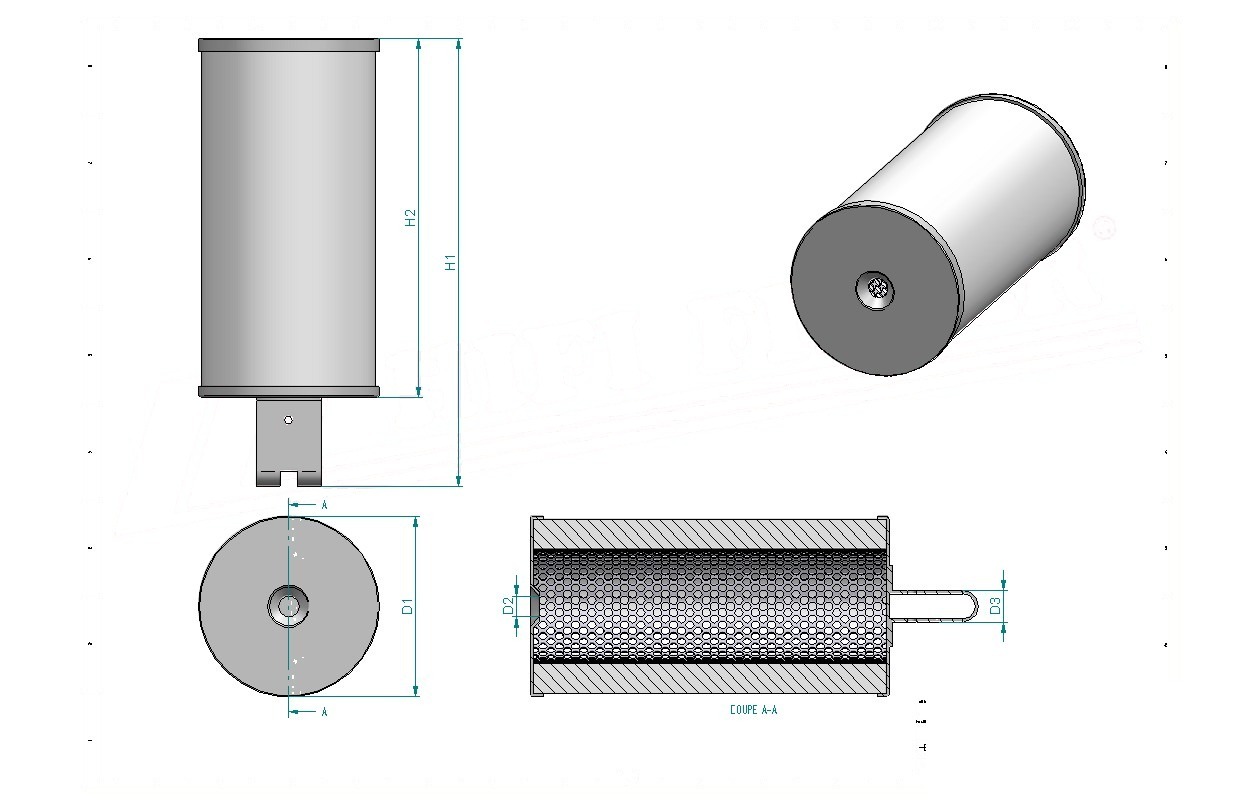 Schema tecnico SN70176