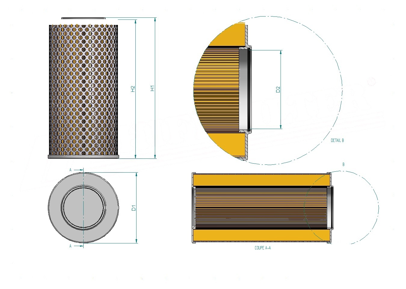 Disegno tecnico SN70190