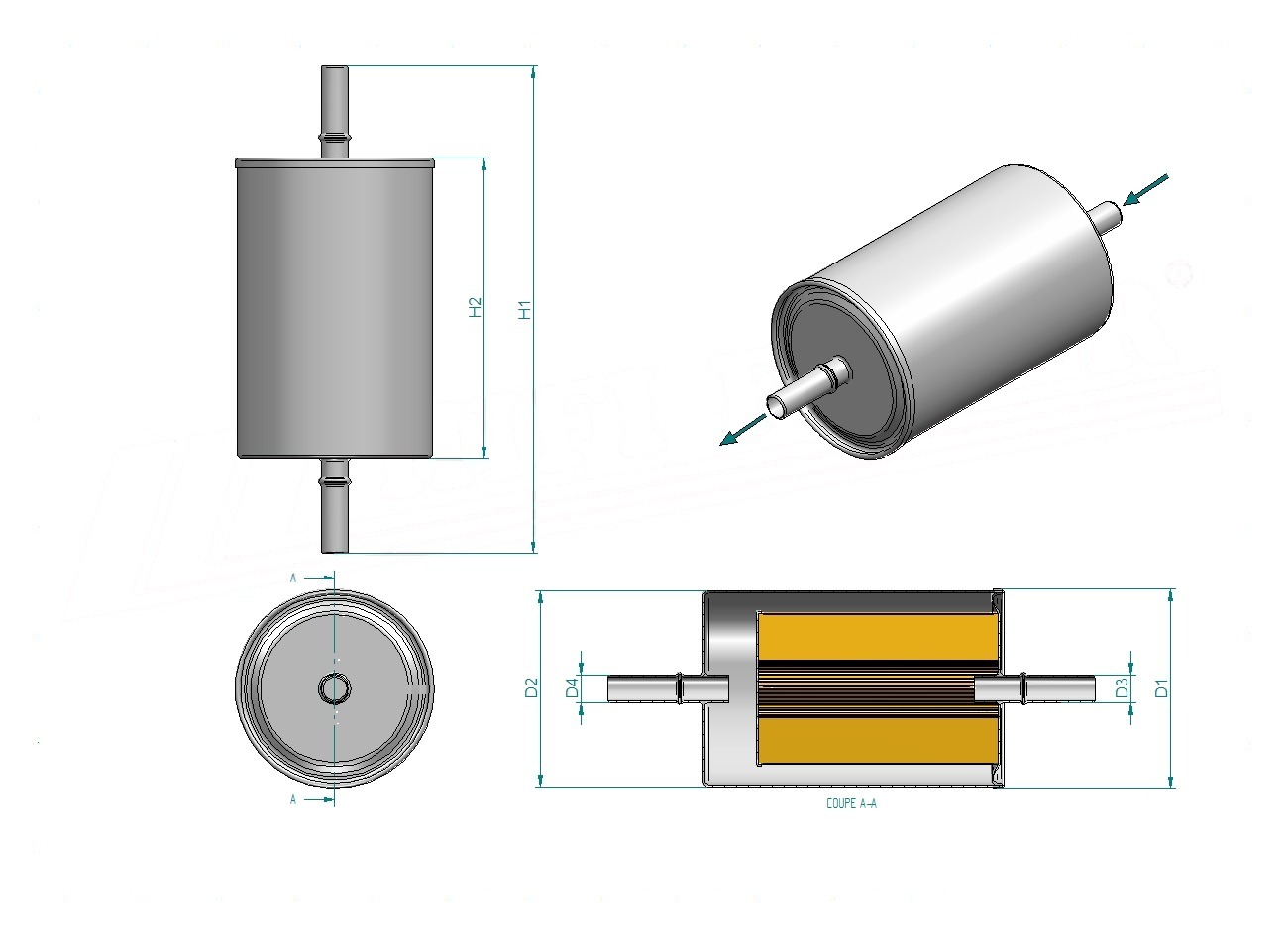 Schema tecnico SN70239