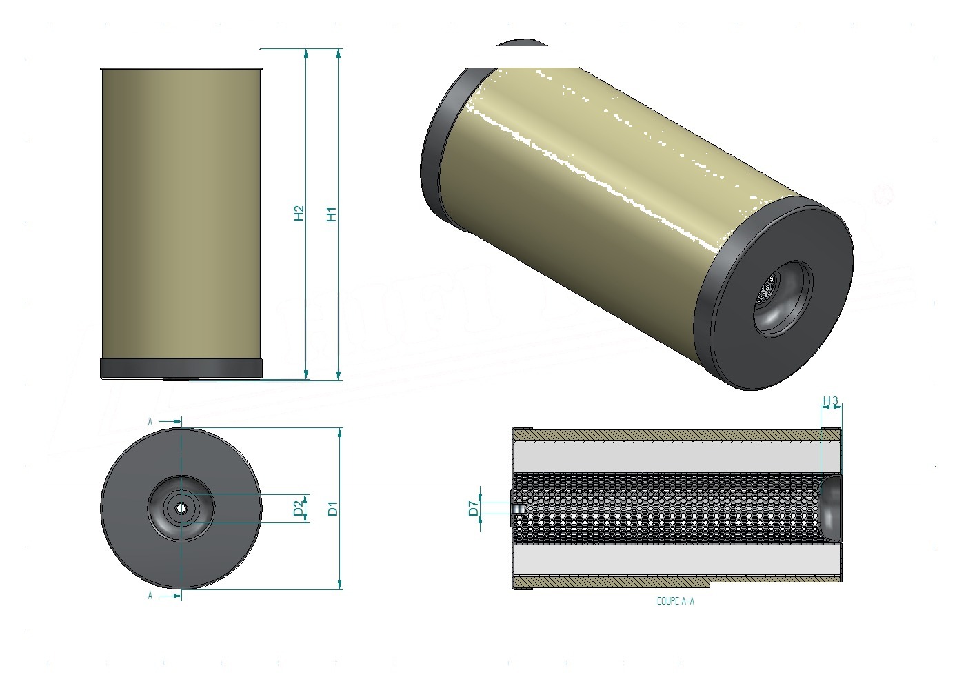 Schema tecnico SN70252