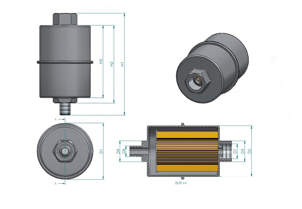 Schema tecnico SN70255