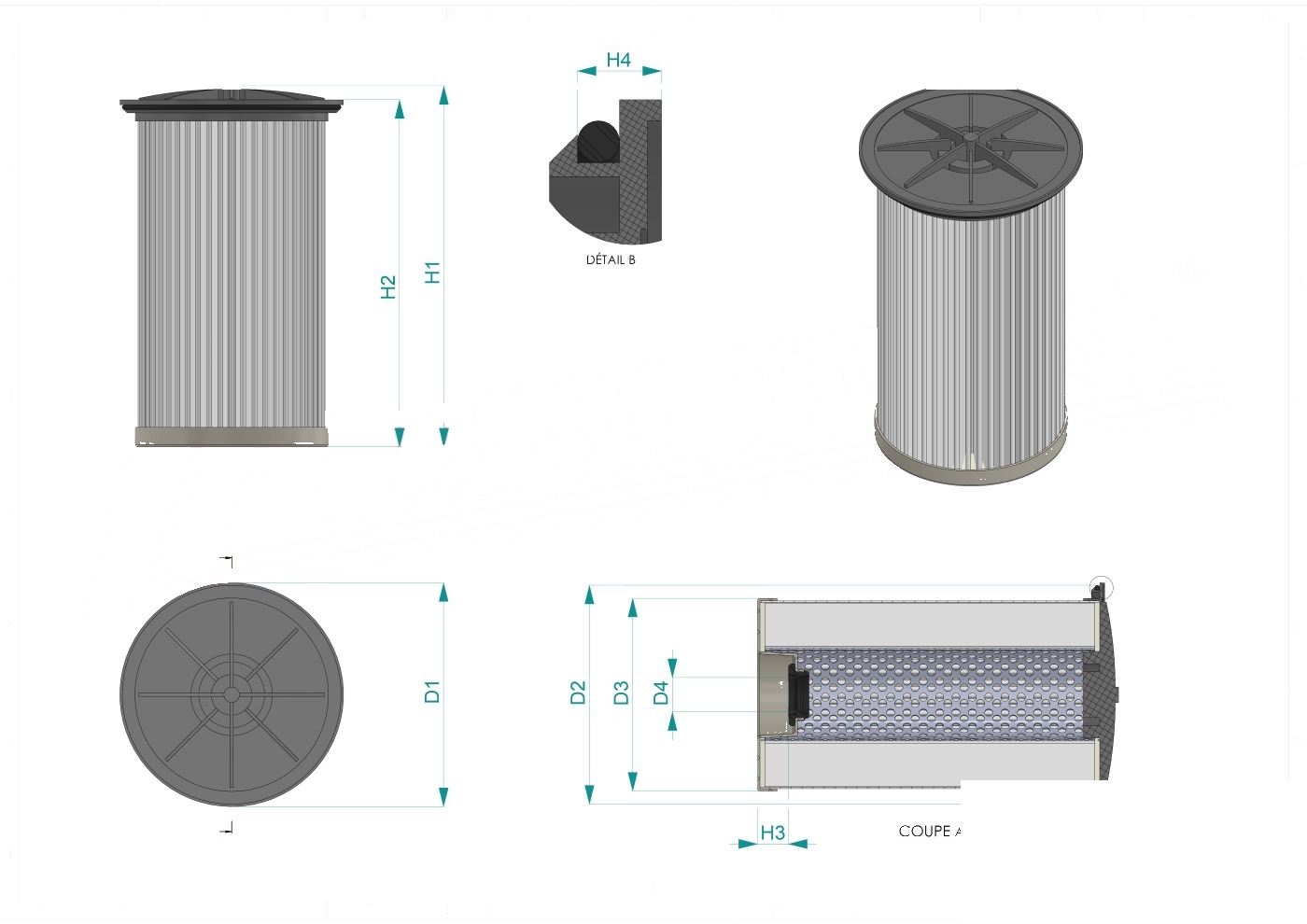 Schema tecnico SN70285