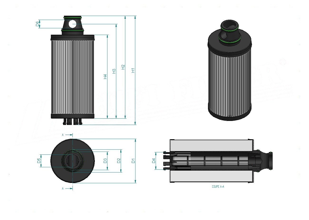Schema tecnico SN70430