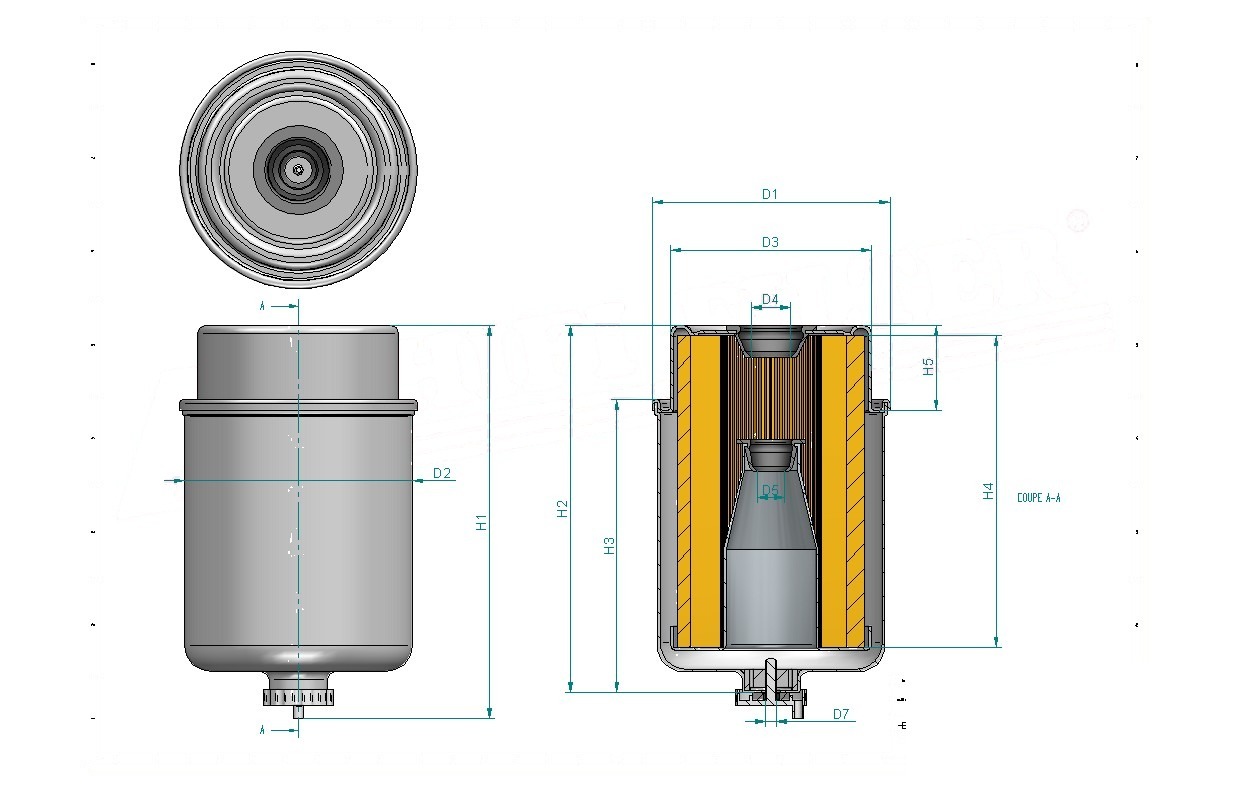 Schema tecnico SN70476