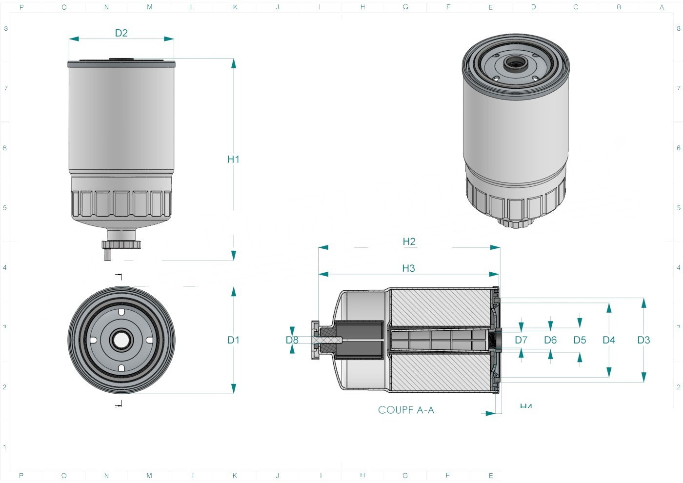 Schema tecnico SN80021