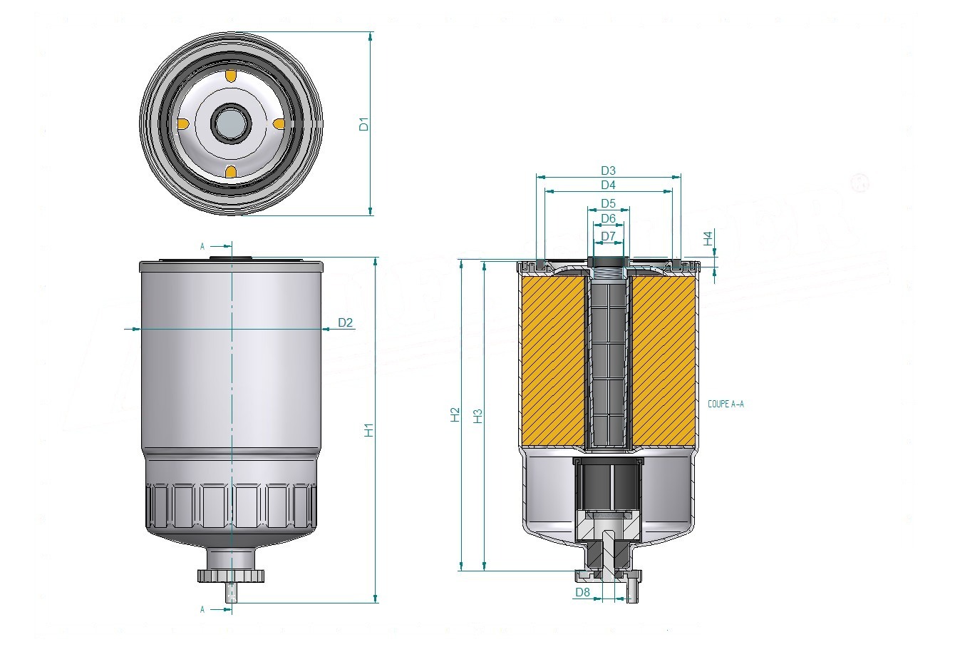 Schema tecnico SN80028