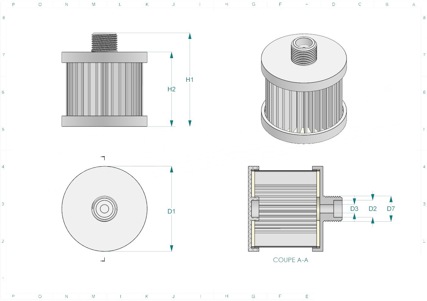 Disegno tecnico SN80615