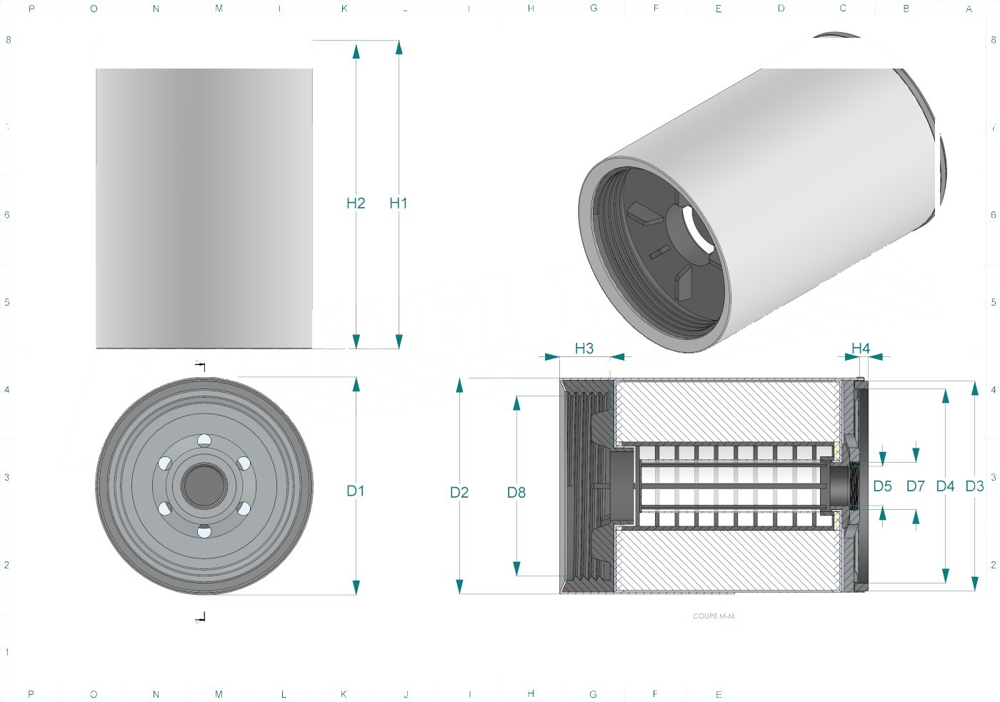 Schema tecnico SN909710