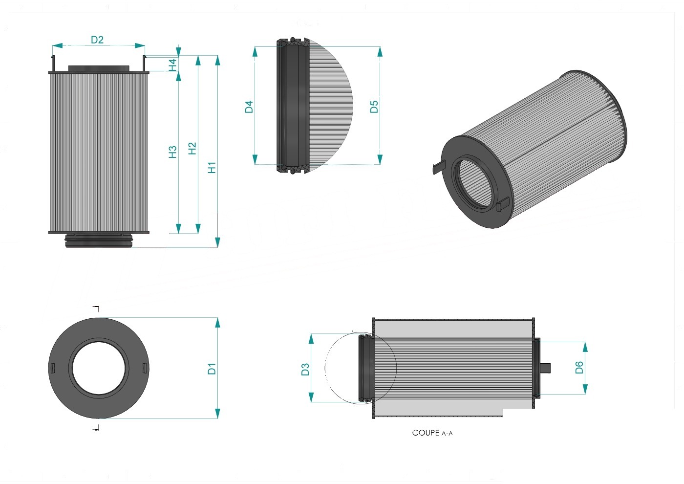 Schema tecnico SO7302