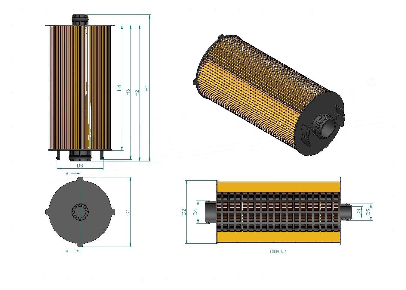 Schema tecnico SO8034