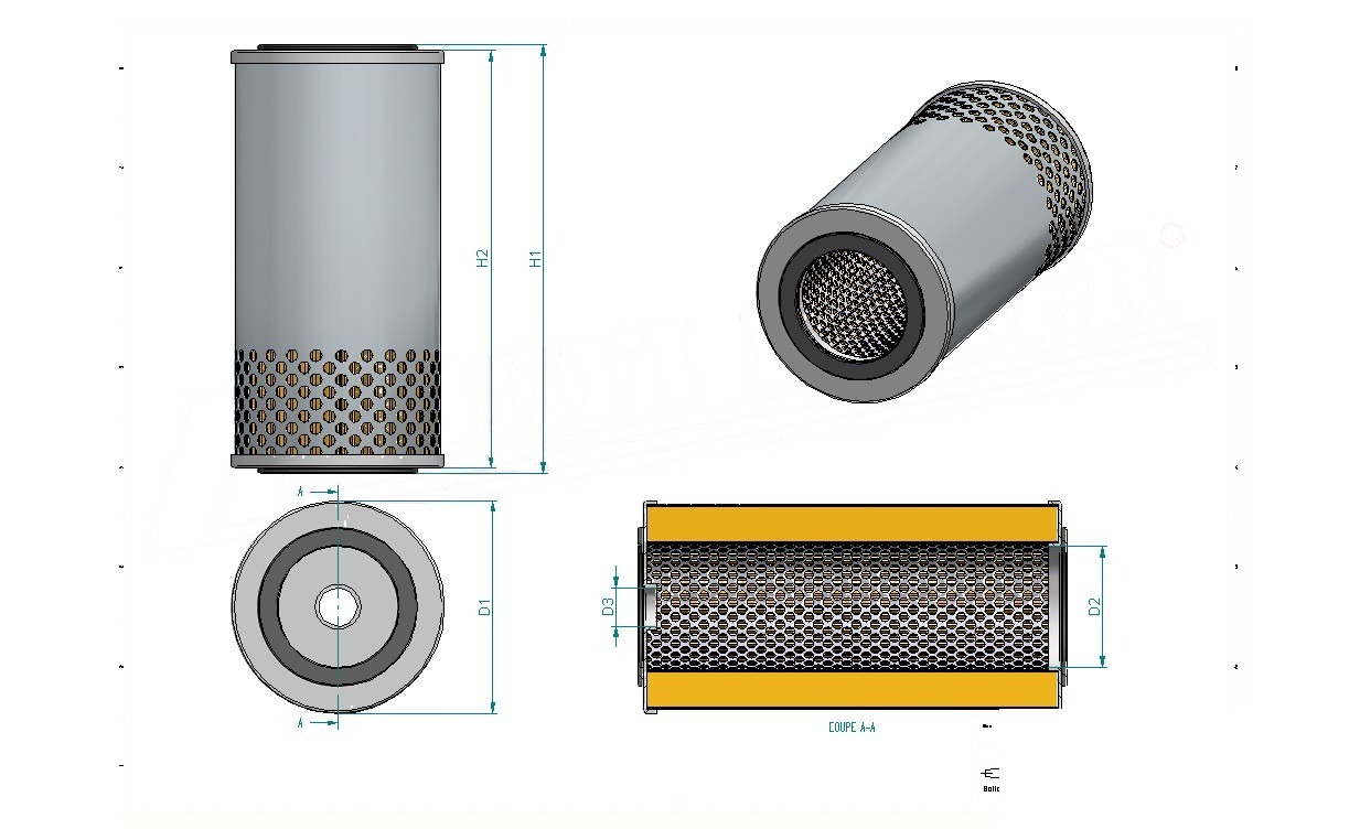 Schema tecnico SO8834