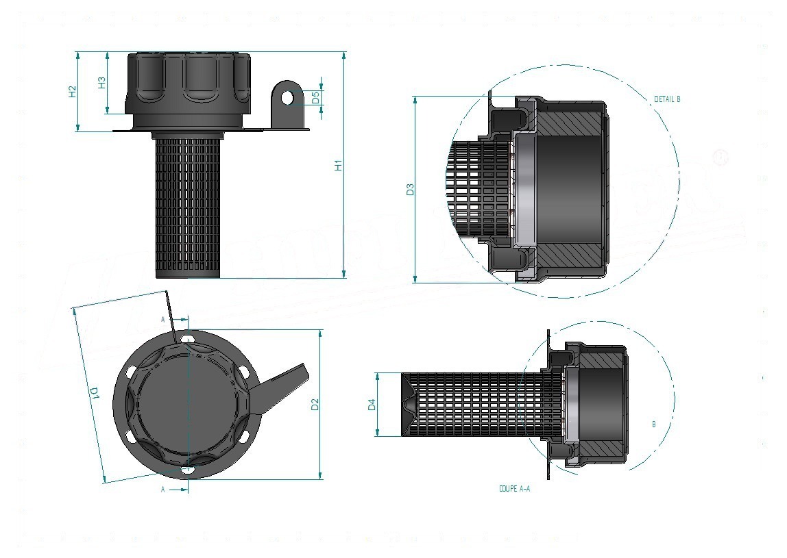 Disegno tecnico TCO711