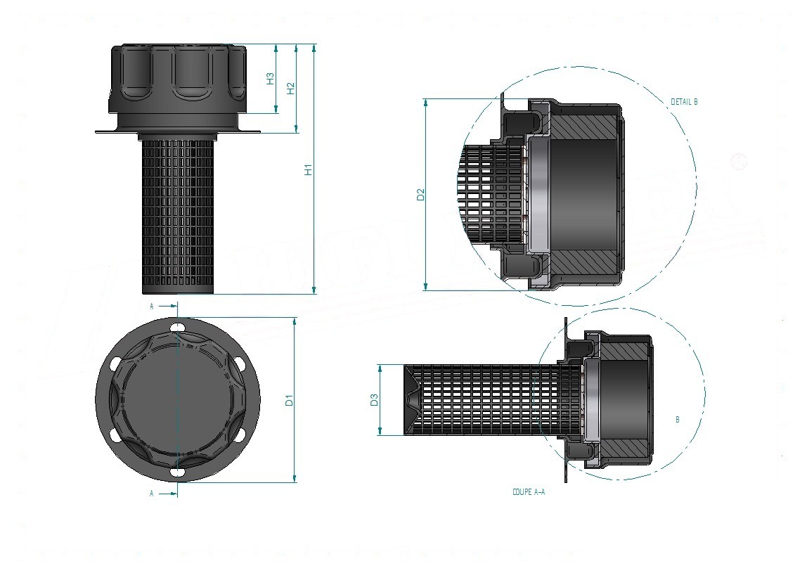 Disegno tecnico TCO747