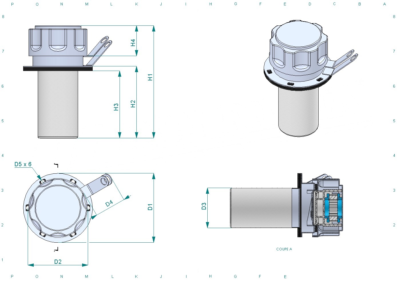 Disegno tecnico TCO756