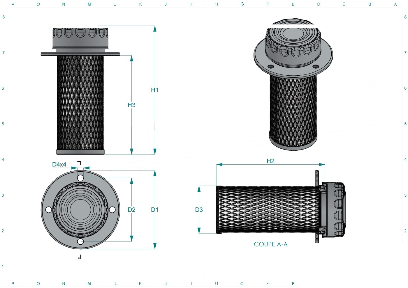 Disegno tecnico TCO804