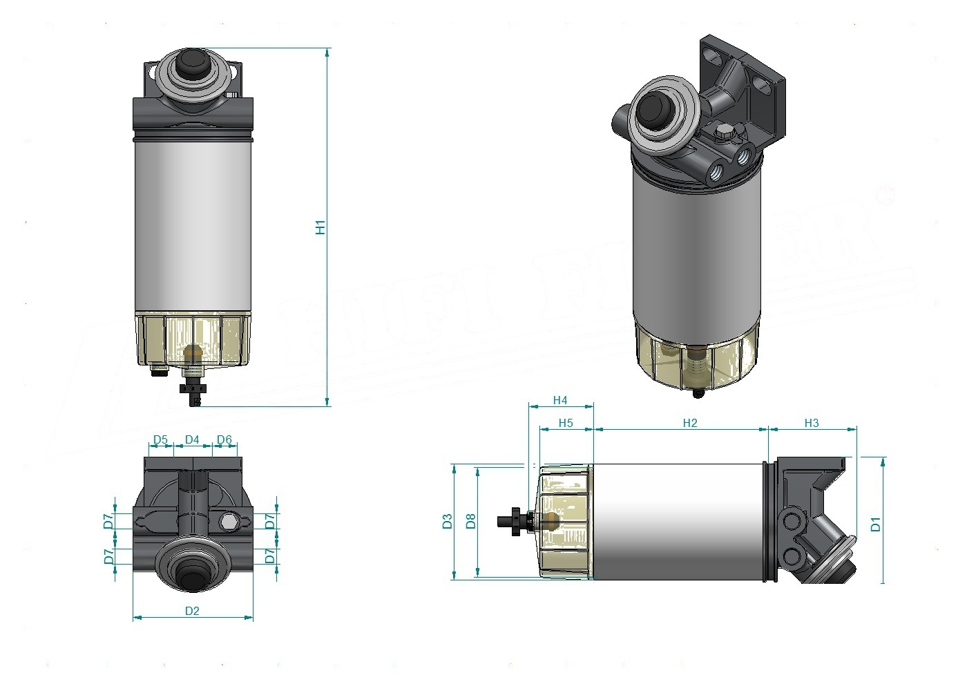 Schema tecnico Y4120R10